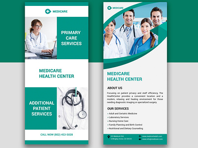 Medical DL Flyer Design Vectors and PSD files
