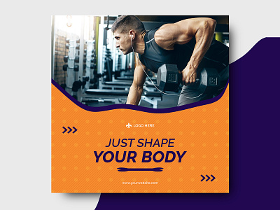 Gym and Fitness Instagram Banners