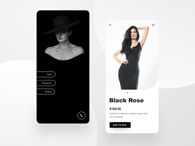 E-commerce app design e commerce fashion