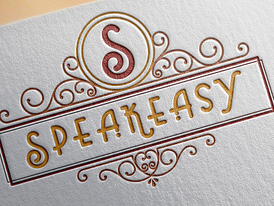 Speakeasy creative market font handmade lettering typeface vintage