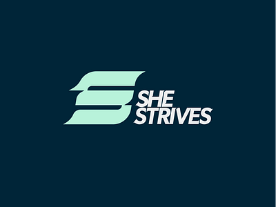 SheStrives brand identity branding design graphicdesign icon logo logodesign soccer sports