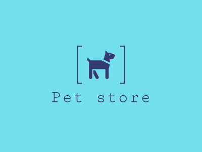 Logo design for the pet store ;) app design icon illustration logo typography