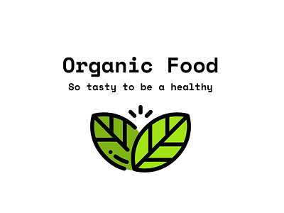 Logo for organic food shop