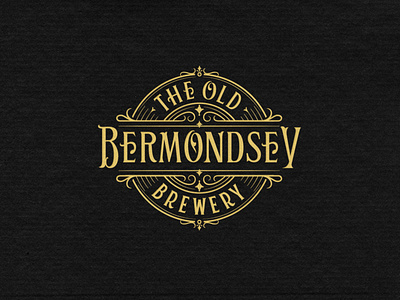 The Old Bermondsey Brewery beer branding brewery calligraphy hand lettering handlettering lettering logo logotype type typography vintage