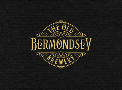 The Old Bermondsey Brewery beer branding brewery calligraphy hand lettering handlettering lettering logo logotype type typography vintage