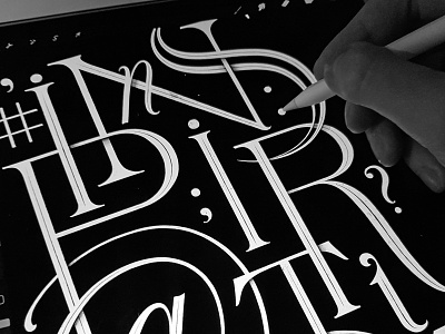 Inspiration calligraphy custom lettering hand lettering handlettering handmade ipad letterforms lettering logo logotype procreate type typography