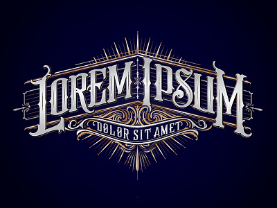 Lorem Ipsum apparel draw hand lettering illustration lettering poster print design sketch tshirt typography vector