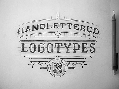 Handlettered Logotypes 3 branding concept hand lettering identity lettering logo logotype retro sketch typography vintage
