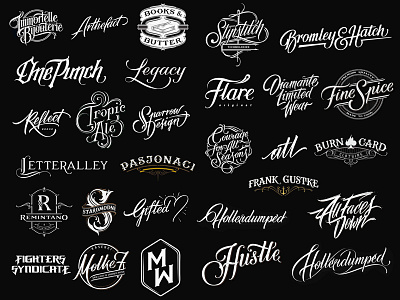 Handlettered Logotypes 3