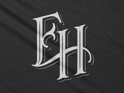 Edward Hooligan Apparell custom lettering hand lettering letterin logo mark monogram type typography