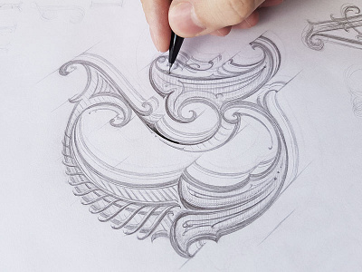 Sketching Ideas custom lettering hand lettering icon inspiration lettering pencil retro sketch type typography vintage wip