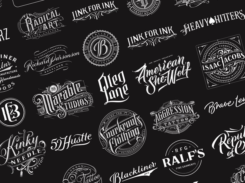 Handlettered Logotypes Vol. 5 by Mateusz Witczak on Dribbble