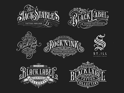 Logo Type Update branding clothing handlettering lettering logo tattoo type typography