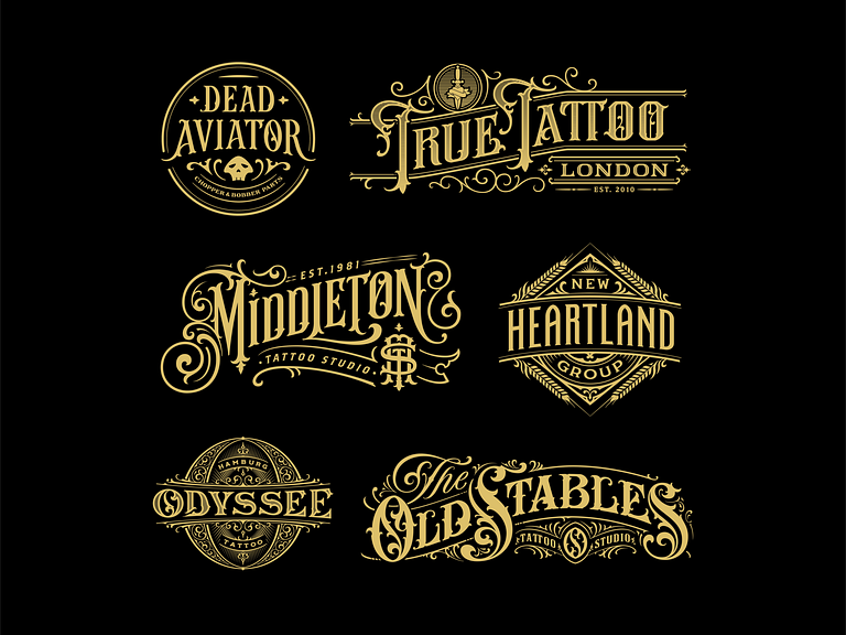 Recent logos by Mateusz Witczak on Dribbble