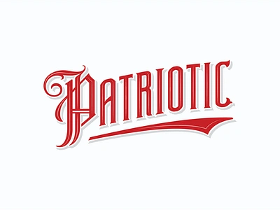 Patriotic branding calligraphy classic custom lettering drawing hand lettering handlettering handmade identity lettering logo logotype retro sign sketch type typography vintage