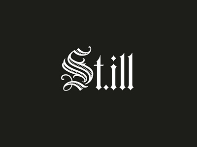 St.Ill Skateboard branding calligraphy custom lettering hand lettering handlettering lettering logo logotype type typography vintage