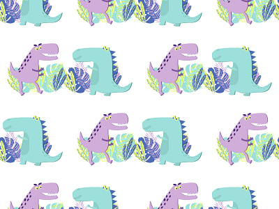 Dino Pattern childish cute dino dinosaur pattern