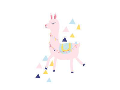 Pink lama