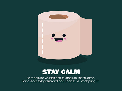 Stay Calm adobe adobeillustrator animation character art character design coronavirus design flatdesign illustration practice