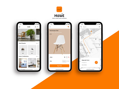 Howe Mobile App adobeillustrator adobexd design ecommerce logo mobileappdesign uidesign