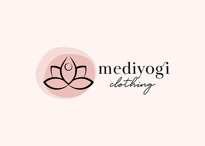 Logo Design - Mediyogi adobeillustrator design illustration logo design logo design branding logo designs script font serif font yoga brand