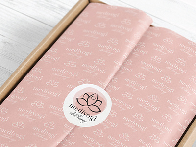 Custom tissue paper packaging WIP by Kiley on Dribbble