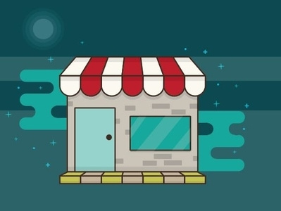 Little Shop Illustration adobe adobeillustrator design flatdesign illustration practice