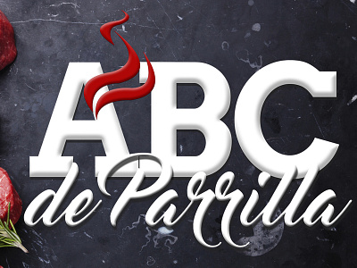 Abc De Parrilla Logo Mockup