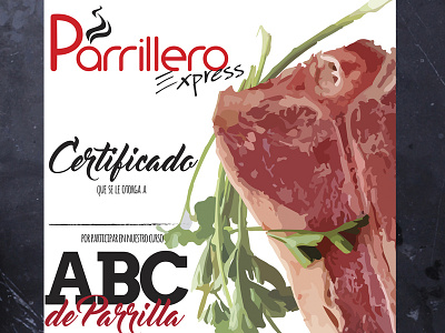 Abc De Parrilla Certificado branddesign branddevelopment grilledmeat meatmarket