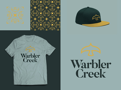Warbler Creek branding design gated community identity logo logo design logotype real estate warbler