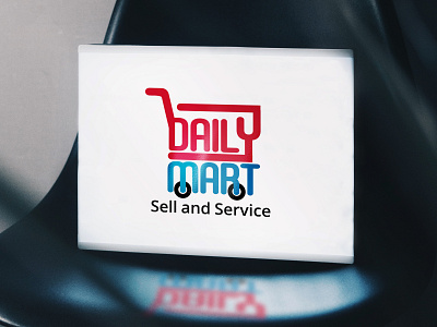 Daily Mart-Logo Design brand identity branding design e shopping logo logo 2019 music band logo new logo