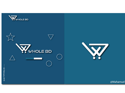 WHOLE BD-Logo design brand identity branding design e shopping ecommerce icon illustration logo logo a day new logo