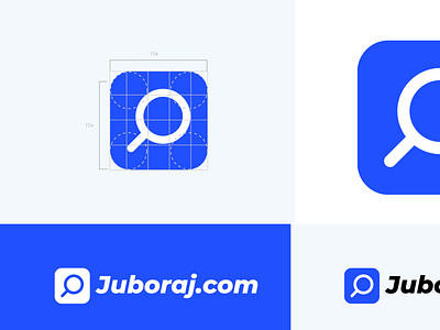 Juboraj.com-logo and icon Redesign brand identity design illustration logo new logo