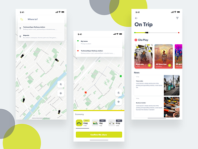 Ride Sharing App booking cab didi ios lyft navigation ola on trip ride ride sharing uber waze