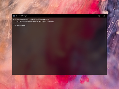 Windows 10 Command Prompt Concept (Fluent Design) Dark cmd command command prompt concept fluent design microsoft terminal windows windows 10