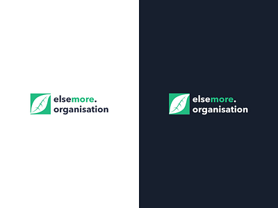 Logo Design [ Else more organisation ] brand brand identity branding design earth logo logo design logo mark non profit save earth themes typeface typography visual identity