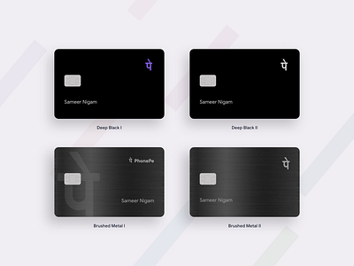 PhonePe Credit Card Concept adobe xd branding concept credit card finance app money payments phonepe product design uiux wallet