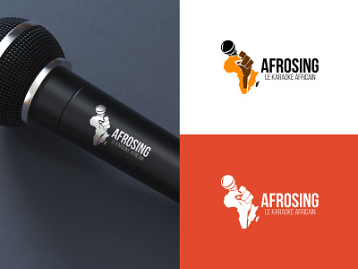 Afrosing - African Karaoke branding design icon illustration logo logo design logos logotype music vector web