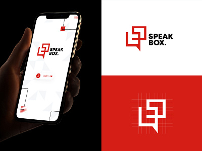 Speak Box Logo app branding design icon illustration logo logos ui ux web