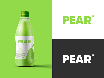 Pear Juice branding design flat graphic icon illustration logo logo design logos vector web