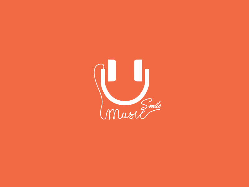 Music Smile - Logo by Mohamed HIMEUR on Dribbble