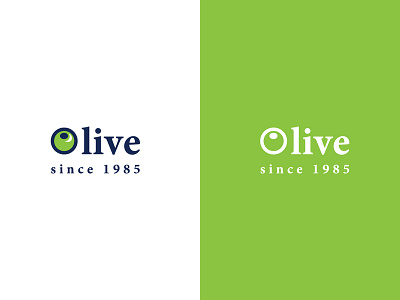 Olive green icon logo logo design