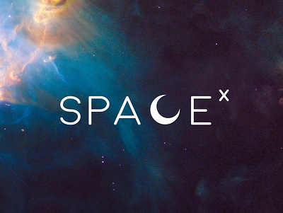 SPACE X- Alternate Logo adobe illustrator branding design graphic desgin logo typography vector