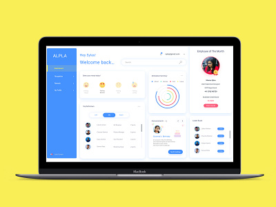 Alpla Employee Rewards & Recognition Dashboard employee employee engagement recognition rewards ui