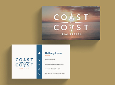 Coast to Coast Real Estate branding logo logo design real estate logo