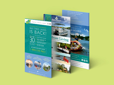 Bay Tree Lakes Campaign branding design email campaign email design typography