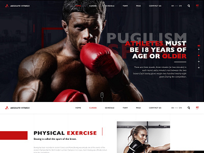 Fitness Website app design illustration logo ui ux web website