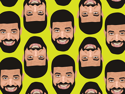 Drake Pattern animation design flat icon illustration vector