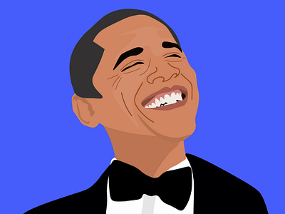 Obama animation branding design flat icon illustration vector web website