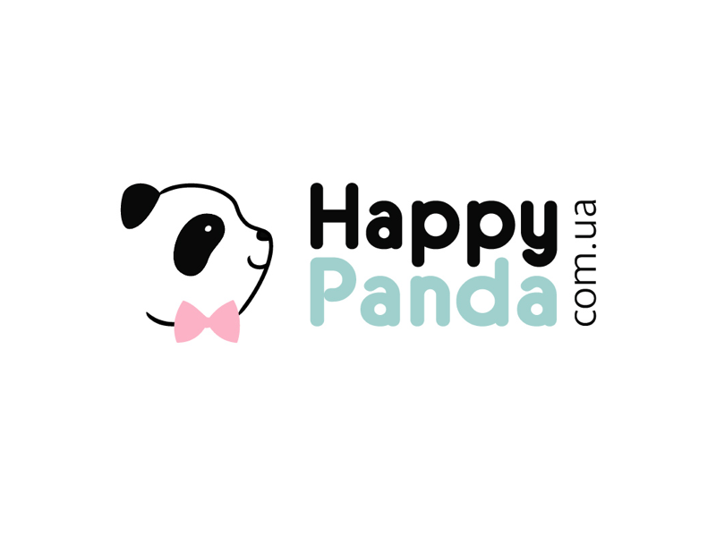 Logo for Happy Panda by Elena Riabova on Dribbble